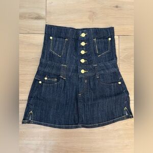 NEW EXOCET JEANS Denim Mini Skirt 3